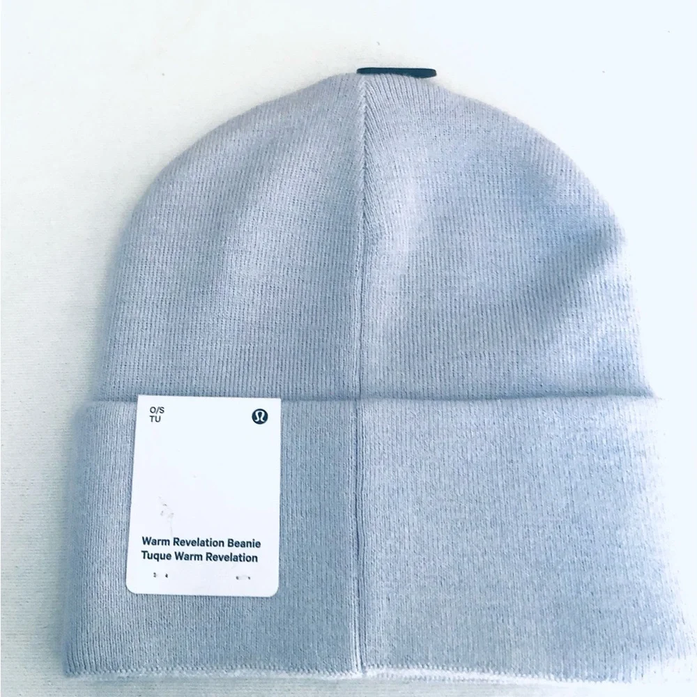 lululemon athletica Lavender Beanie with Orange Logo - Unisex Knit